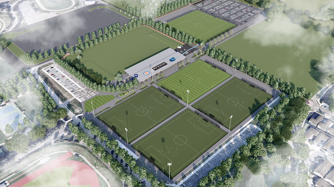 sports fields render illustration